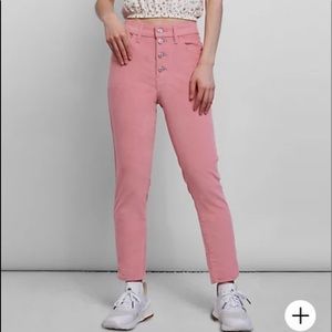 LEVIS 721 CORDUROY HIGH RISE BUTTON FRONT SKINNY WOMEN'S PANTS